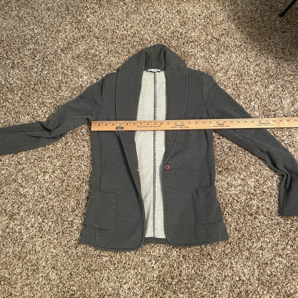 James Perse Blazer Sweater 4 XL French terry gray - Picture 8 of 10